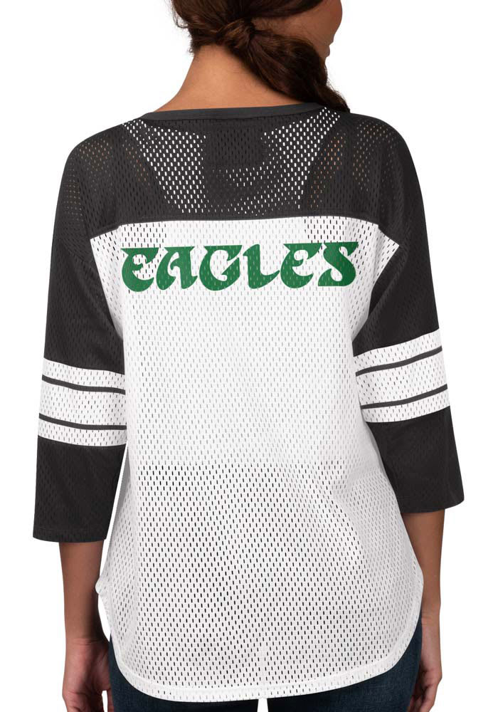 Philadelphia Eagles Womens First Team Fashion Football Jersey - Black