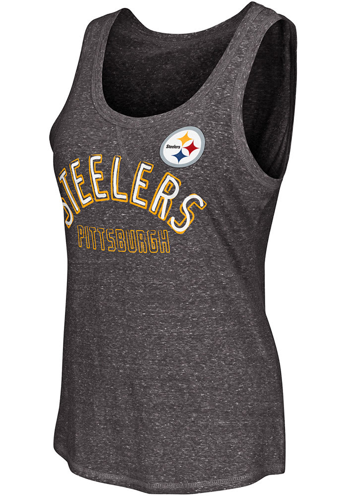 Pittsburgh Steelers Womens Black Playoff Tank Top