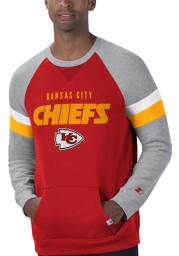 Starter Kansas City Chiefs Mens Red Placekicker Long Sleeve Fashion Sweatshirt