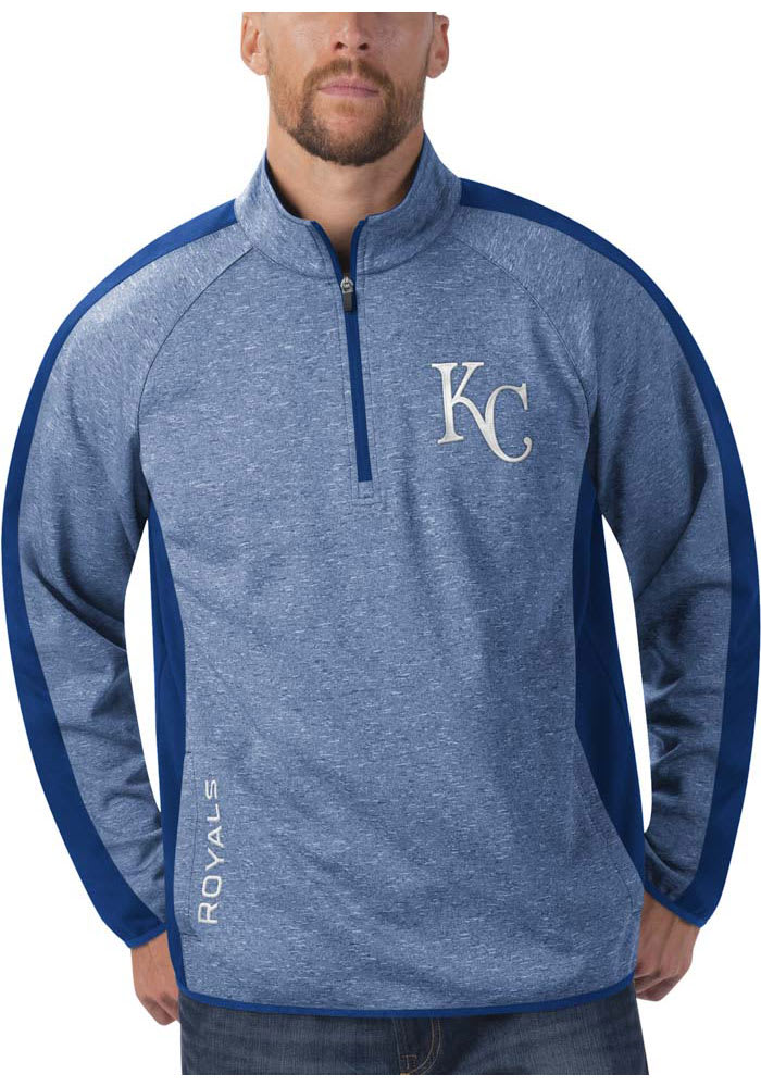 Antigua St Louis Cardinals Mens Grey Chalet Long Sleeve 1/4 Zip