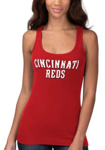 Cincinnati Reds Womens Red Pre-Season Tank Top