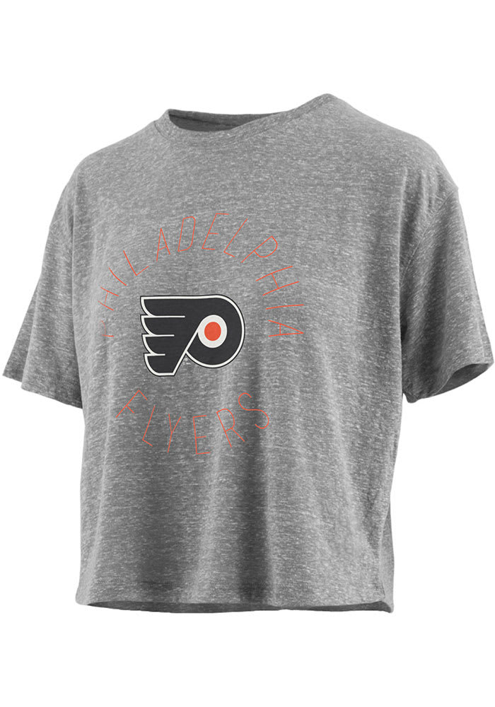 Philadelphia Flyers Womens Grey Knobi Short Sleeve T-Shirt
