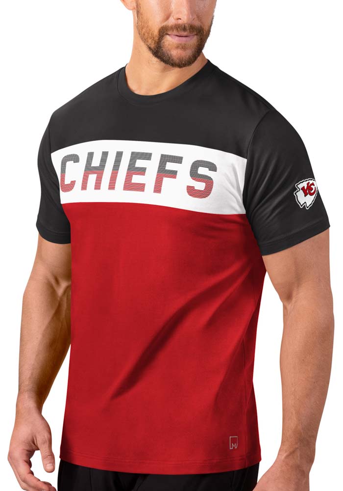 G-III Apparel Group (MSX) MSX Kansas City Chiefs Red Advance Short Sleeve T Shirt, Red, 95% Polyester / 5% Cotton, Size M, Rally House