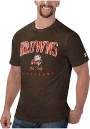 Starter Cleveland Browns Brown Huddle Short Sleeve Fashion T Shirt