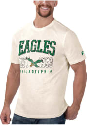 Starter Philadelphia Eagles White Huddle Short Sleeve Fashion T Shirt