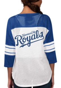 Kansas City Royals Womens First Team Fashion Baseball Jersey - White