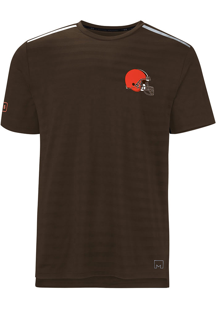 MSX Cleveland Browns Brown CROSS-TRAINING Short Sleeve T Shirt
