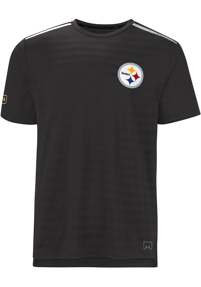 MSX Pittsburgh Steelers Black CROSS-TRAINING Short Sleeve T Shirt