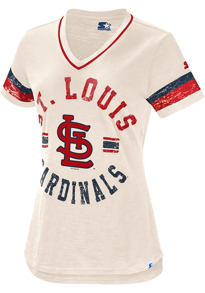 St Louis Cardinals Womens White Fair play Short Sleeve T-Shirt