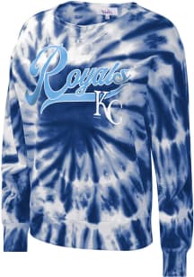 Kansas City Royals Womens Blue MVP Crew Sweatshirt