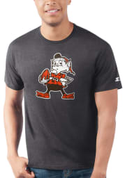 Starter Cleveland Browns Black Team Logo Short Sleeve T Shirt