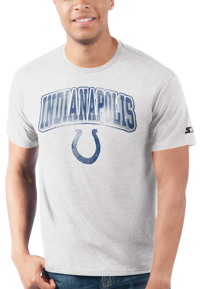 Men's Starter White Indianapolis Colts City Arch Team T-Shirt Size: Large