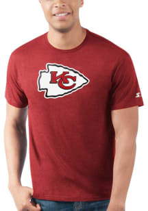 Starter Kansas City Chiefs Red Primary Logo Short Sleeve T Shirt