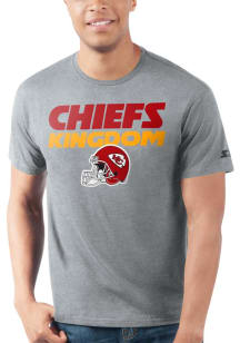 Starter Kansas City Chiefs Grey Kingdom Short Sleeve T Shirt