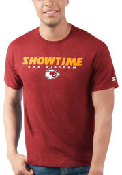 Starter Kansas City Chiefs Red Prime Time Showtime Short Sleeve T Shirt