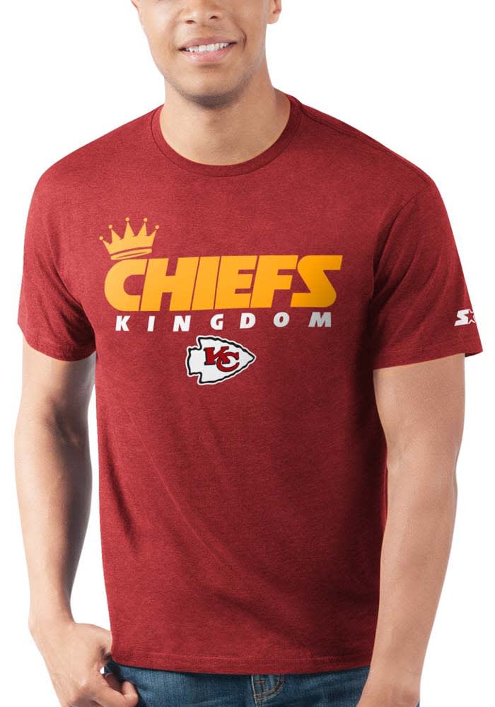 Starter Kansas City Chiefs Red Kingdom Short Sleeve T Shirt