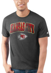 Starter Kansas City Chiefs Black PRIME TIME ARCH NAME Short Sleeve T Shirt