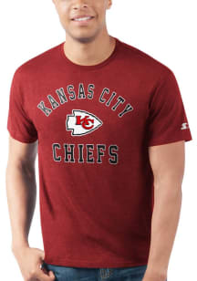 Starter Kansas City Chiefs Red Varsity Arch Short Sleeve T Shirt