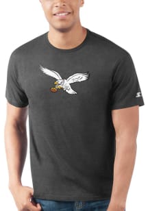 Starter Philadelphia Eagles Black Retro Logo Short Sleeve T Shirt