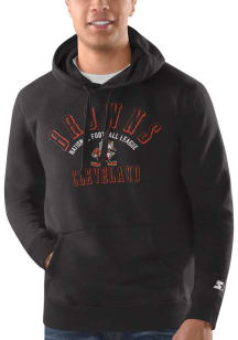 Starter Cleveland Browns Mens Black COTTON POLY Long Sleeve Hoodie