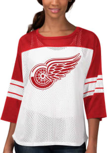 Detroit Red Wings Womens First Team Fashion Hockey Jersey - Red