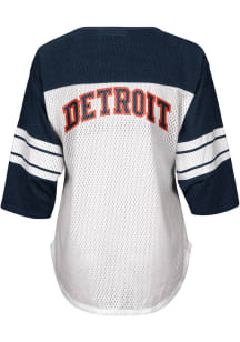 Detroit Tigers Womens First Team Fashion Baseball Jersey - Navy Blue