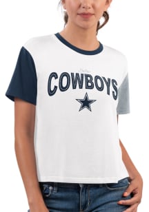 Dallas Cowboys Womens White Sprint Short Sleeve T-Shirt