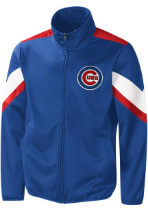 Chicago Cubs Mens Blue EARNED RUN Track Jacket