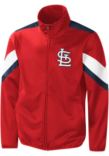 St Louis Cardinals Mens Red EARNED RUN Track Jacket
