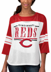 Cincinnati Reds Womens First Team Fashion Baseball Jersey - White