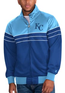 Starter Kansas City Royals Mens Blue Prime Time Track Jacket