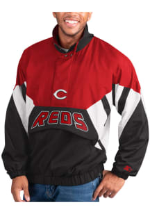 Starter Cincinnati Reds Mens Red Power Play Pullover Jackets