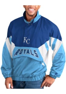 Starter Kansas City Royals Mens Blue Power Play Pullover Jackets