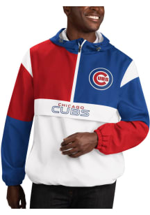 Chicago Cubs Mens Blue Fair Catch Pullover Jackets