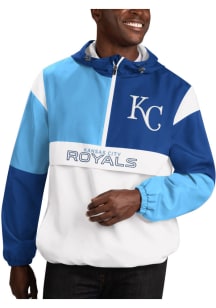 Kansas City Royals Mens Blue Fair Catch Pullover Jackets
