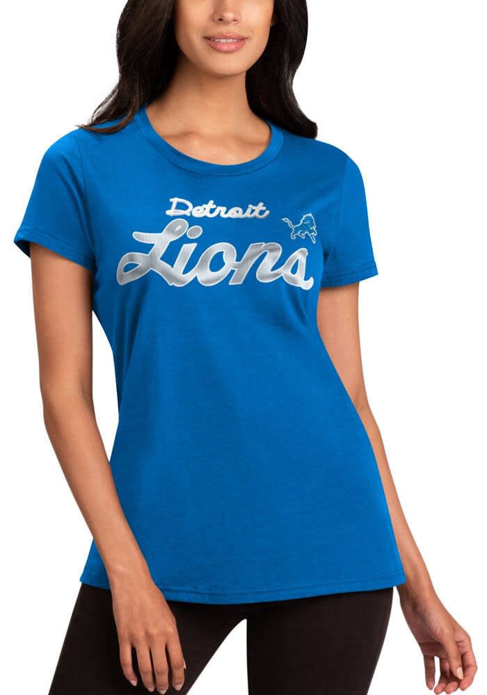 Detroit Lions '47 Women's Frankie T-Shirt - White