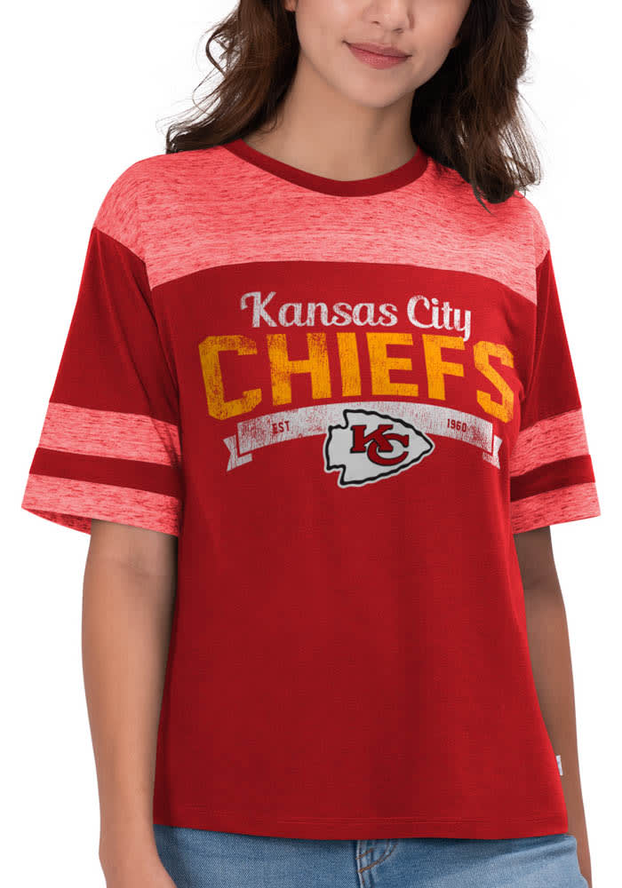 Kansas City Chiefs Womens Red All Star Short Sleeve T-Shirt