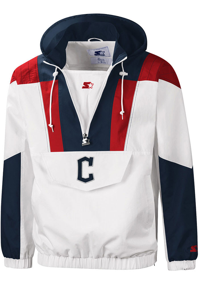 Detroit Tigers Starter Cooperstown The Body Check Half Zip Hooded