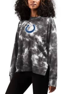 MSX Indianapolis Colts Womens Black Bailey Crew Sweatshirt