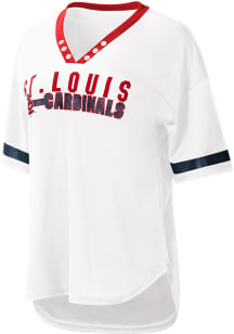 St Louis Cardinals Womens Pop Fly Fashion Baseball Jersey - White