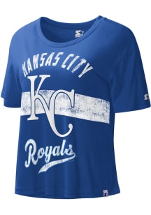 Starter Kansas City Royals Womens Blue Record Setter Short Sleeve T-Shirt