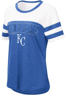 Kansas City Royals Womens Blue Setter Short Sleeve T-Shirt