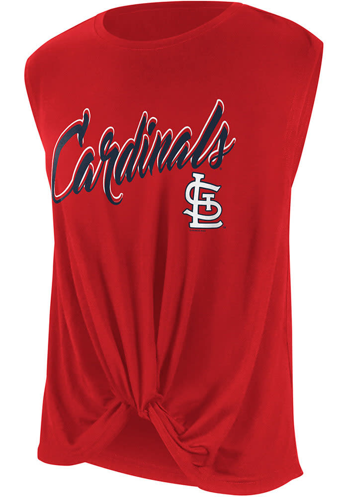 Lids St. Louis Cardinals Touch Women's Showdown Front Twisted Tank Top -  Red