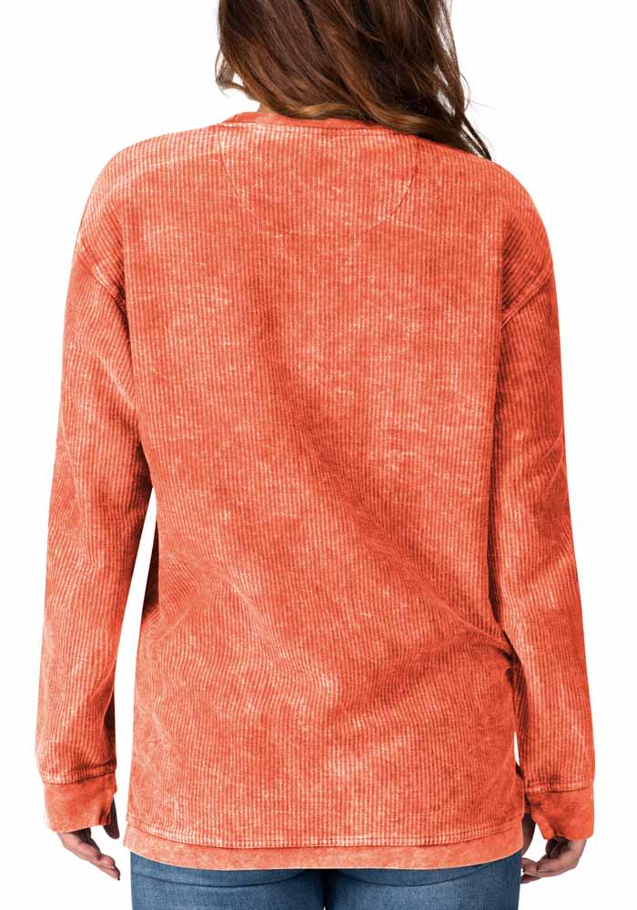 Cincinnati Bengals Womens Orange Cozy Crew Sweatshirt