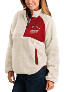 Detroit Red Wings Womens White Skybox Light Weight Jacket