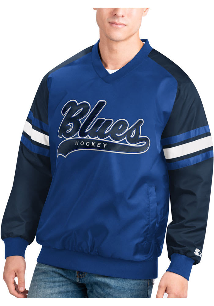 Starter St Louis Blues Light Blue The Legend Retro Pullover Jackets, Light Blue, 100% Nylon, Size XL, Rally House