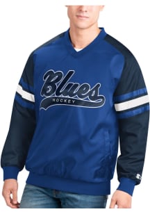 Starter St Louis Blues Mens Light Blue The Legend Retro Pullover Jackets
