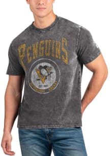 Starter Pittsburgh Penguins Black Overtime Short Sleeve Fashion T Shirt