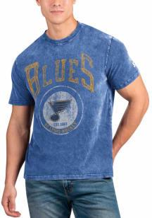Starter St Louis Blues Blue Overtime Short Sleeve Fashion T Shirt