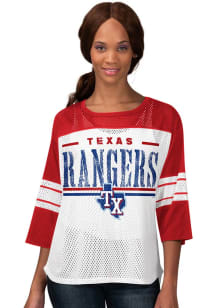 Texas Rangers Womens First Team Fashion Baseball Jersey - Red